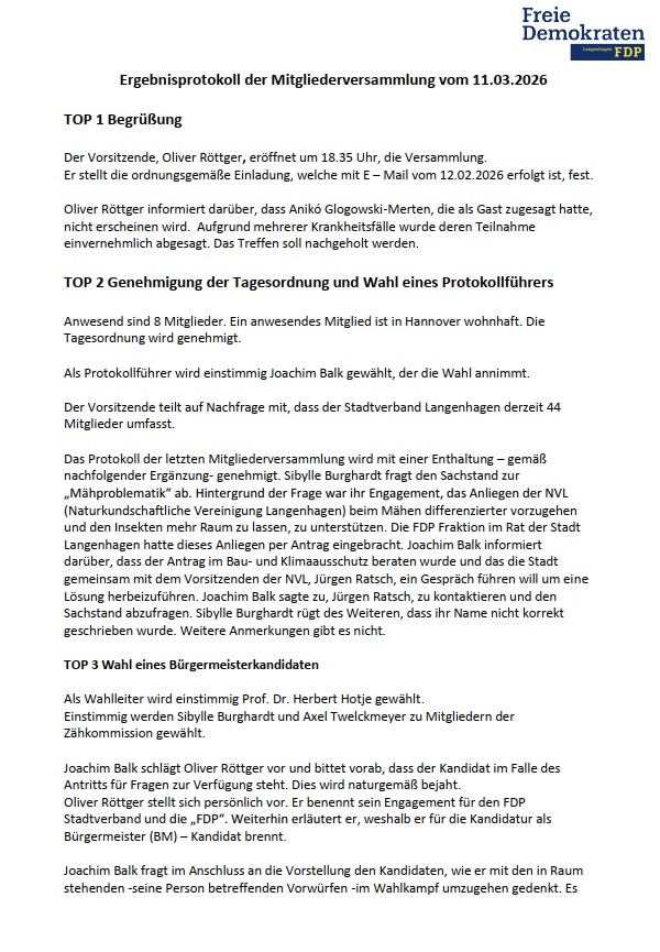 Protokoll Seite 1